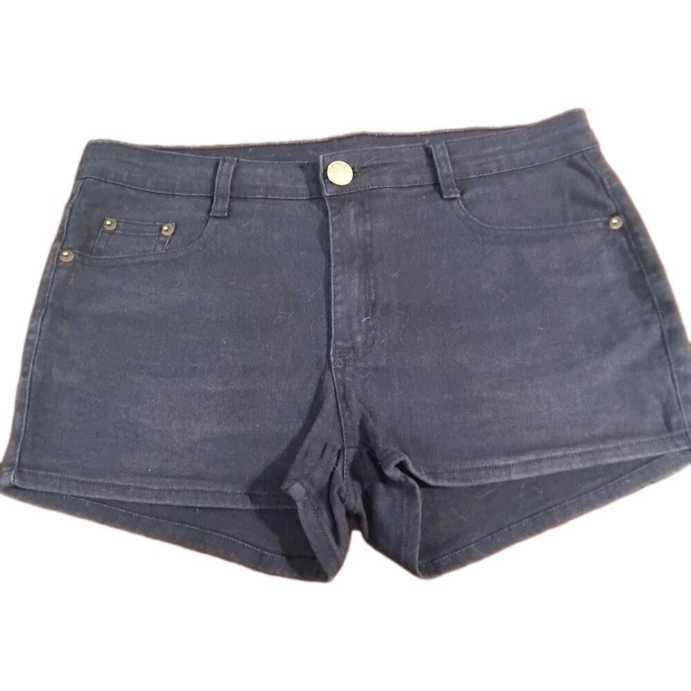 HDE Micro Mini Short Size Med. Navy Y2k